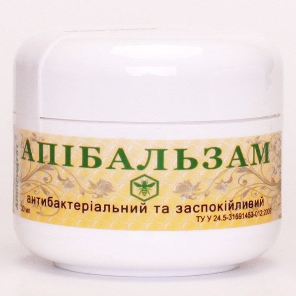 Апібальзам антибактеріальний та заспокійливий (30 мл)